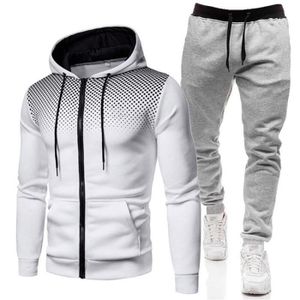 Générique Sportswear Homme Jogging Veste Zippée Avec Capuche Et