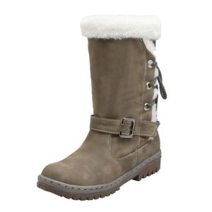 bottes fourrées neige femme