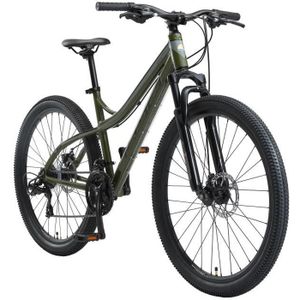 VTT Vélo tout terrain BIKESTAR 27,5 pouces suspension avant cadre 17 pouces - Olive Gris