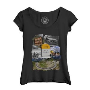 MAILLOT DE CYCLISME T-shirt Femme - Fabulous - Col Echancré Noir - Coupe Actuelle - Impression Numérique HD