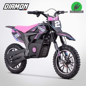 MOTO Pocket Cross Électrique 500W / Mini Moto Enfant ORION 500W / Édition 2021 / Rose