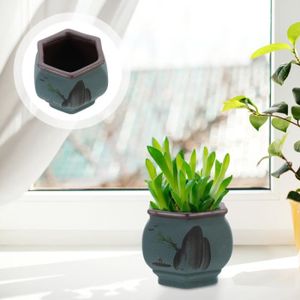 Dessous de verre rectangulaire couleur verte 28-41 cm Pot De Fleurs Pot De Plantation bacs à plantes Pot 