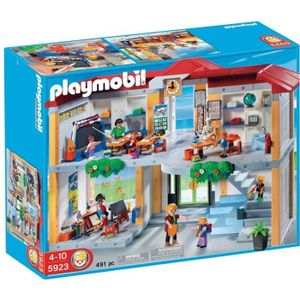 UNIVERS MINIATURE PLAYMOBIL 5923 Ecole avec 3 Salles de Classe