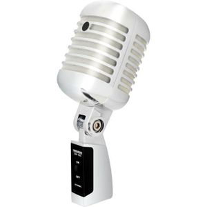 MICROPHONE Pronomic DM-66S Elvis microphone dynamique argenté
