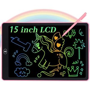 TABLETTE ENFANT Coolzon Tablette D'écriture LCD Coloré 15 Pouces p