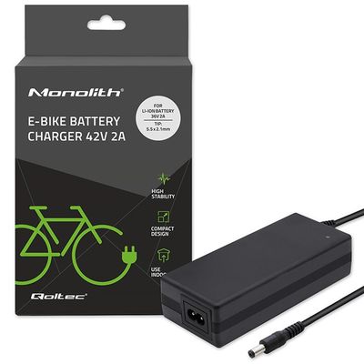 Chargeur 42V 2A Pour Trottinette Et Vélo Électrique – GX16 3 Broches, Protection Multi-Sécurités, Cordon Inclus