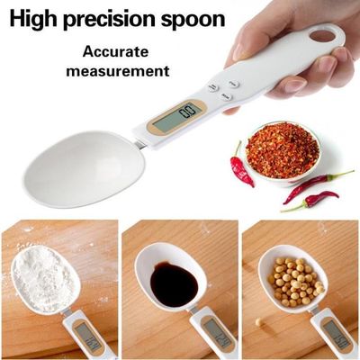 KIMO FINDS™ Cuillère de Mesure Digitale 500g – Balance LCD Intégrée, 4 Modes, Haute Précision pour Café, Cuisine & Alimentation