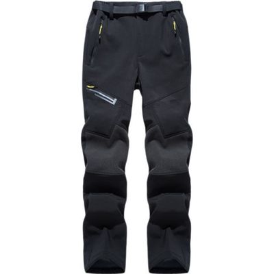 Pantalon De Ski Go Sport Molletonné Mixte – Gris, Taille XL, Porté 1 Fois