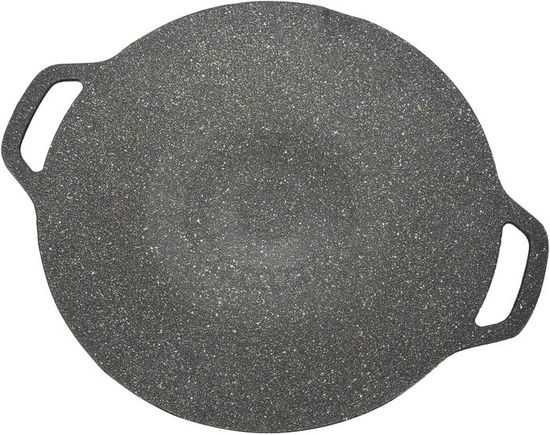 Poêle à Barbecue Ronde En Alliage D'aluminium à Conductivité Thermique