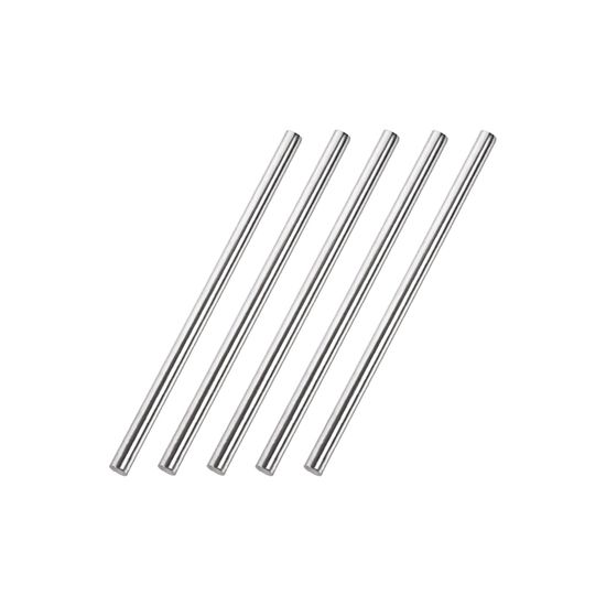 Lot De 10 Tiges Rondes En Acier Inoxydable 304 - Diamètre 3 Mm, Longueur 75 Mm, Pour Bricolage Et Artisanat