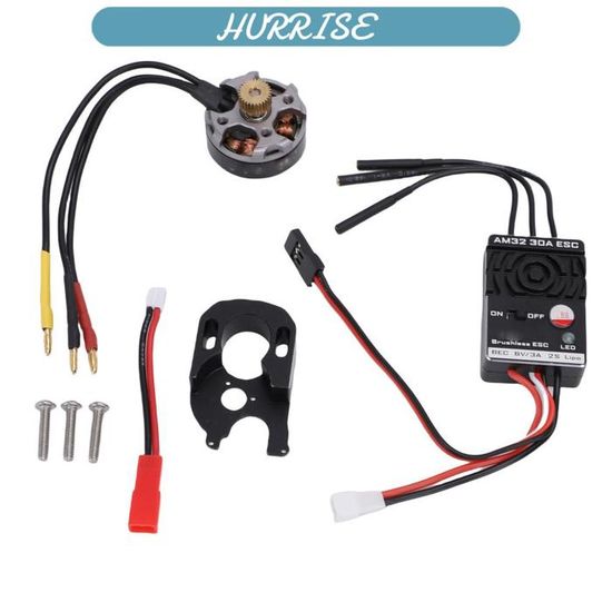 Moteur Brushless D2826 930KV Pour Avion RC – Puissant, Léger, Silencieux – Avec ESC Et Adaptateur