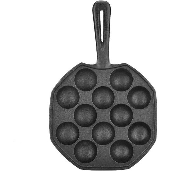 Poêle à griller Takoyaki - YUM - 14 Trous - Fonte antiadhésive Poêle à griller Takoyaki - YUM - 14 Trous - Fonte antiadhésive