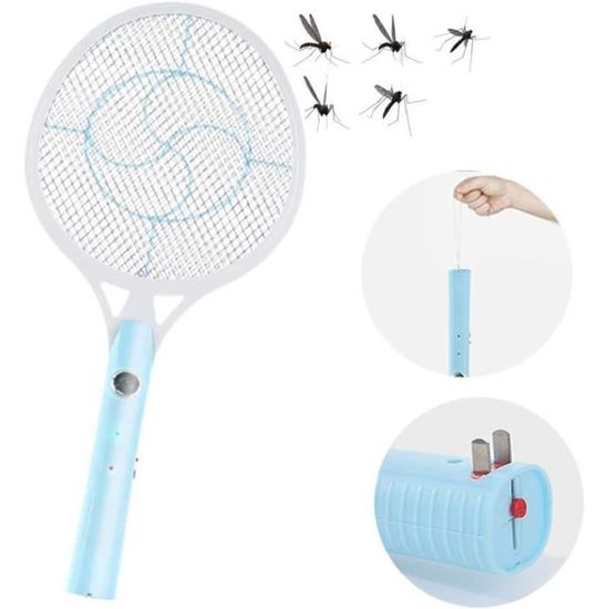 Électrique Voler Swatter Moustique,Rechargeable Bug Zapper Avec Led ...