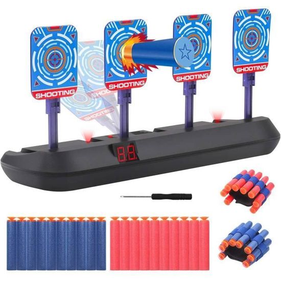CIBLE DE TIR pour Nerf avec Pistolet Jouet, Cible Electrique Automatique avec... EUR 47,01 - FR