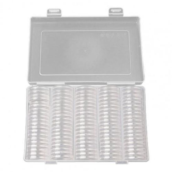 Schulz Carré – Porte-capsules Pour Pièces – Lot De 10 – Diamètre Au Choix – Boîtier 50x50 Mm