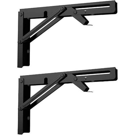 Équerre Rabattable Murale Équerres De Fixation Support Pliable Pour ...