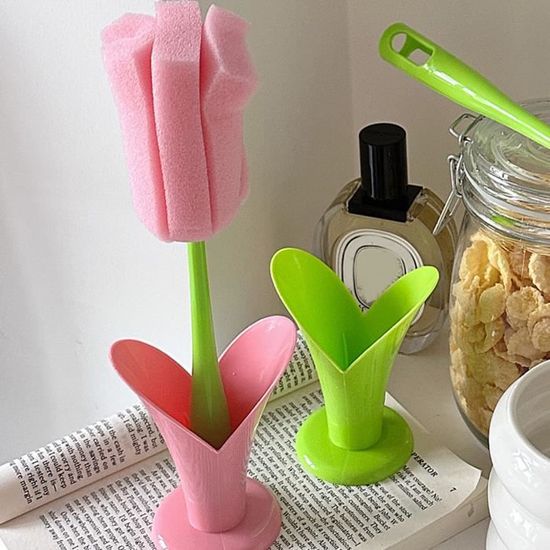 Brosse De Nettoyage 3 En 1 Pour Barbecue, Grattoir, éponge, Brosse De Nettoyage Multifonction