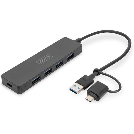 HUB USB 3.0 Superspeed 4 ports USB multiport Neuf Adaptateur pc portable  neuf !!