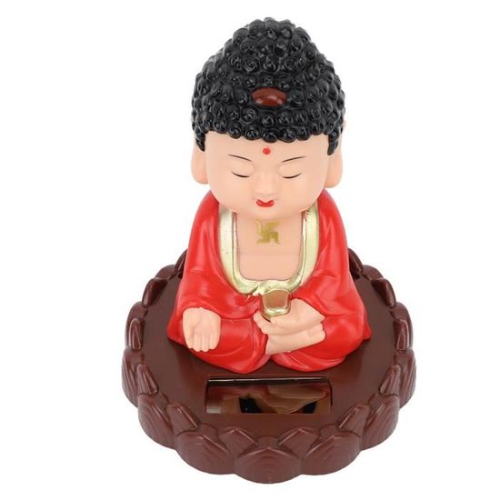 Respicefinem Panda Solaire Hochement De Tête – Porte-Bonheur Souriant, Énergie Solaire, Hauteur 85 Mm