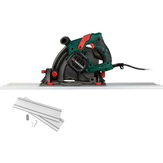 PARKSIDE® Scie plongeante avec rails de guidage » PTSS 1200 «, 1 200 W Cdiscount Bricolage