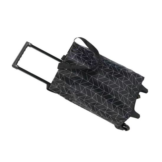 Sac De Rechange Pour Chariot De Courses - Tissu Oxford Imperméable - Dimensions 57x33x20 Cm - Pour Chariots D'une Largeur De 32 Cm - Pliable Et Portable