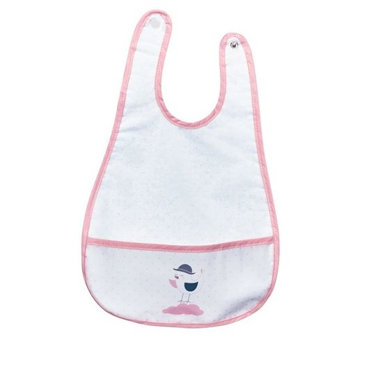 Bavoir Bébé Thermobaby Bibou Avec Récupérateur - Lavable, Ajustable, étanche - Fabriqué En France - Pour Repas Sans Taches