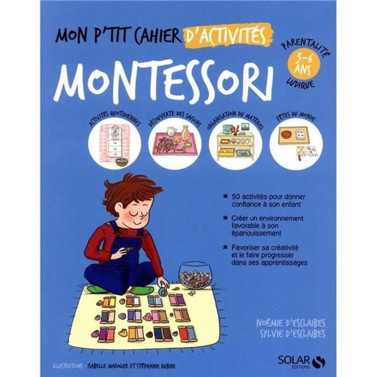 Livre Mon P Tit Cahier Activites Montessori 3 6 Ans Cdiscount Librairie