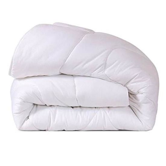 Couette Tempérée Coton Bio Anti-acarien - Blanc - 140 X 200 Cm | Leroy Merlin