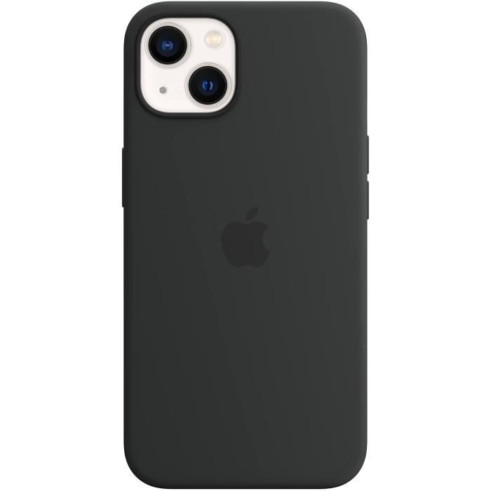 APPLE Coque Silicone pour iPhone 13 avec MagSafe - Midnight