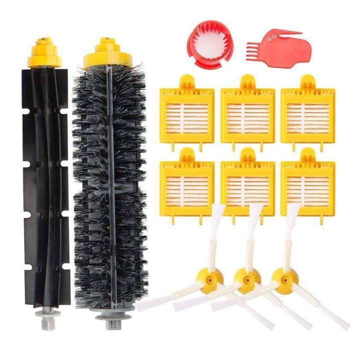 Remplaçant Filtres kit Pièces accessoires pour iRobot Roomba série pour 700 765 770 776p 780 782 782e 785 786 786p 790 Kit Brosse