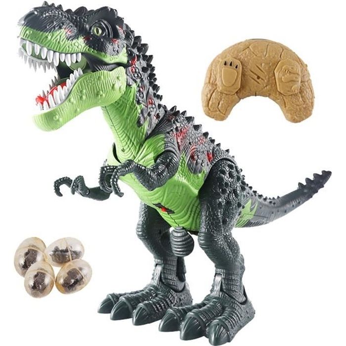 Cadeau de Noël de jet de dinosaure de simulation de jouet de dinosaure marchant à télécommande