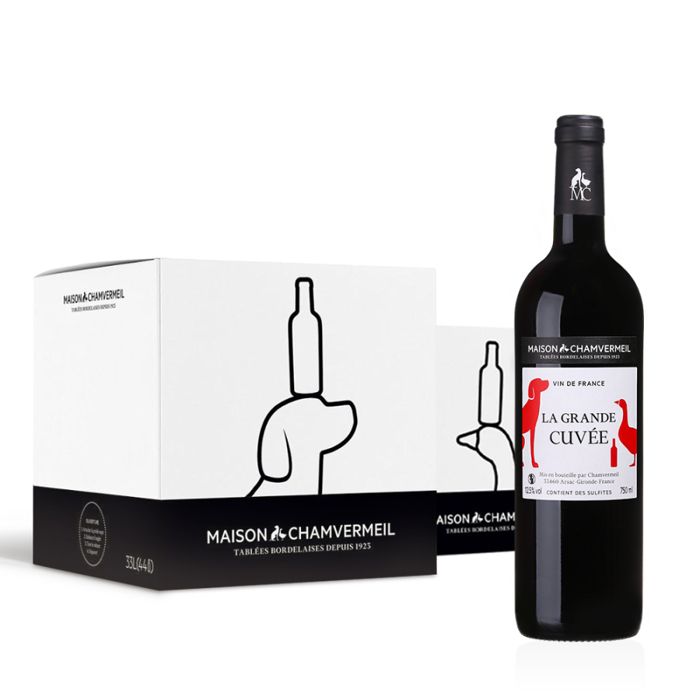 La Grande Cuvee - Vin ROUGE - Gourmand, rond et veloute - 10L