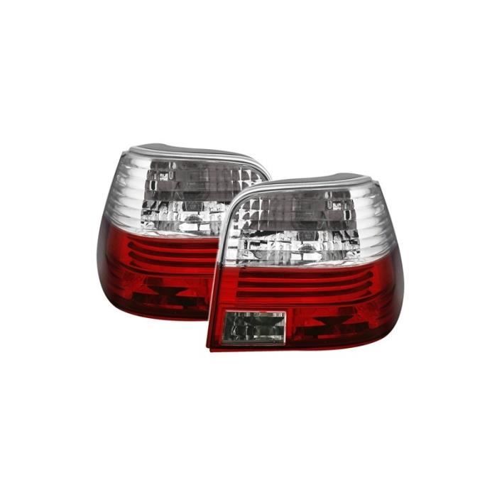 2 FEUX ARRIERE AVEC PLATINE VW GOLF 4 LOOK M3