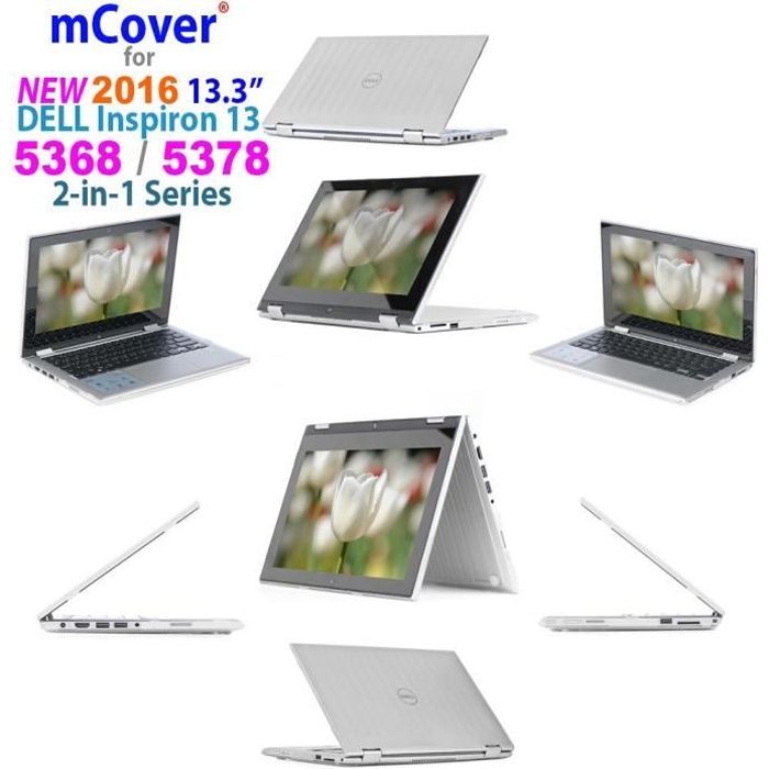 Coques rigides pour ordinateur portable mCover Transparent Coque Seulement pour 13,3- Dell Inspiron 13 5000 (5368-5378-5 102950