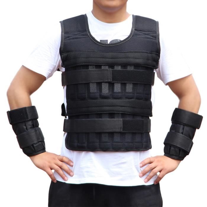 1 PC lesté gilet équipement d'entraînement de vêtement sans manches pour l'entraînement de course à pied