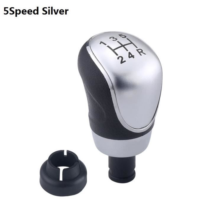 S5silver -Pommeau de levier de vitesse manuel ESPEEDER 5 vitesses 6 vitesses pour Ford Focus 2 MK2 FL MK3 MK4 MK7 MONDEO KUGA GALAXY