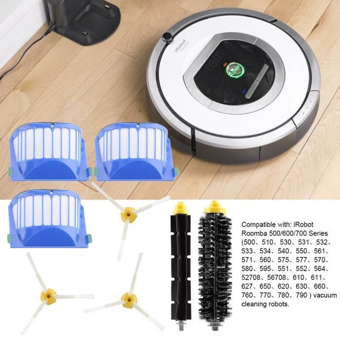 HEPA Filters Brush Kit for Roomba iRobot 500 600 700 800 900 Series Vacuum Clean -YAN