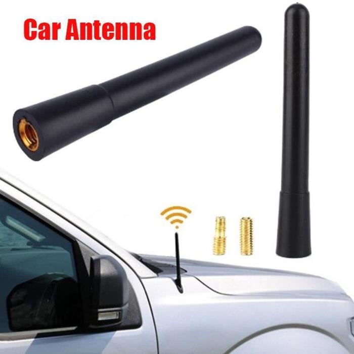 Voiture Pare-brise Antenne Radio AM FM Courte Fibre Carbon Mont Auto-adhesif Antenne -CYA