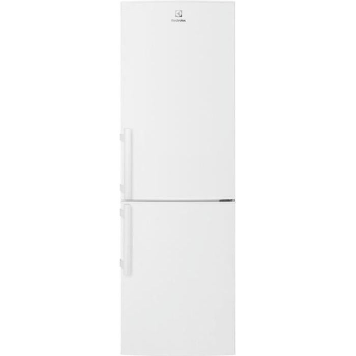ELECTROLUX LNT3FE34W3 - Réfrigérateur congélateur bas - 330L (220+110) - Froid brassé - L60x H185cm - Blanc