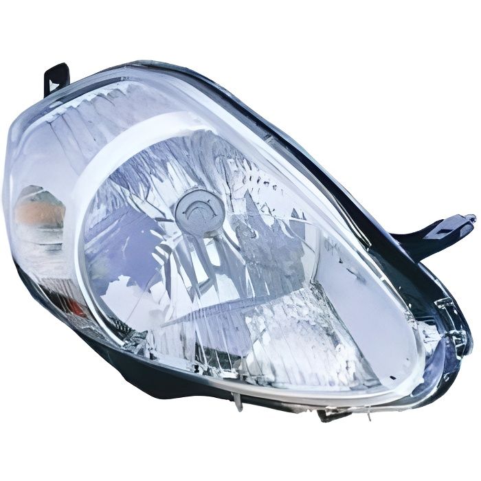 Phare/Optique avant droit FIAT GRANDE PUNTO de 2005 à 2008, H4, chromé, Neuf.