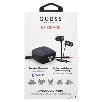 Enceinte bluetooth + kit piéton mains libres Guess noir