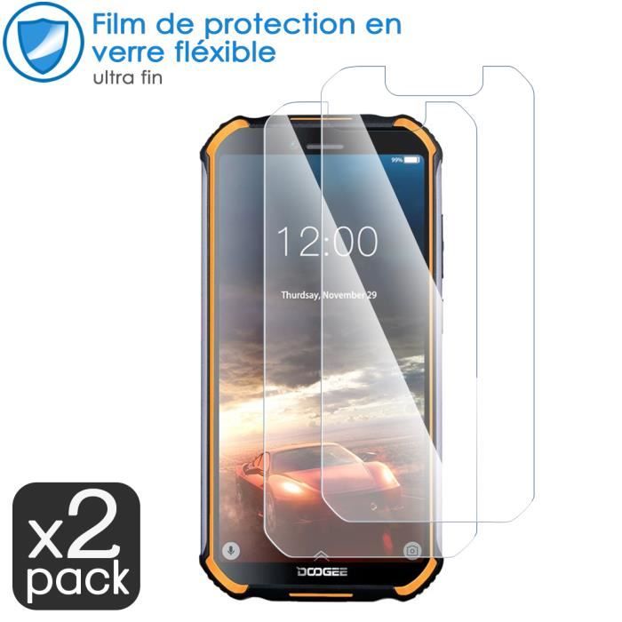Film de Protection d'écran en Verre Fléxible pour Smartphone Doogee S40 Pro (Pack x2)