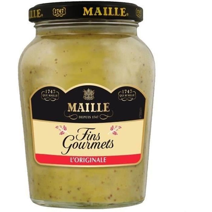 MAILLE Spécialité Moutarde Fins Gourmets Bocal - 340 g