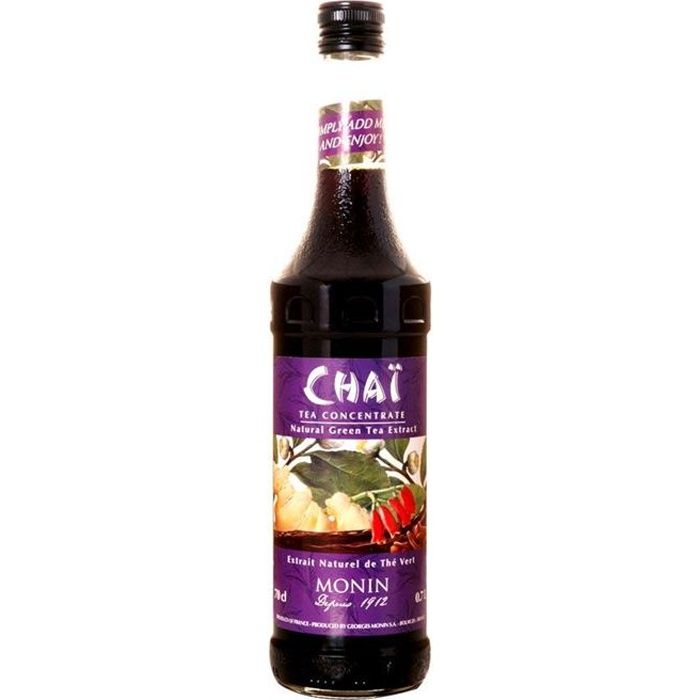 Bouteille de sirop Monin thé chai