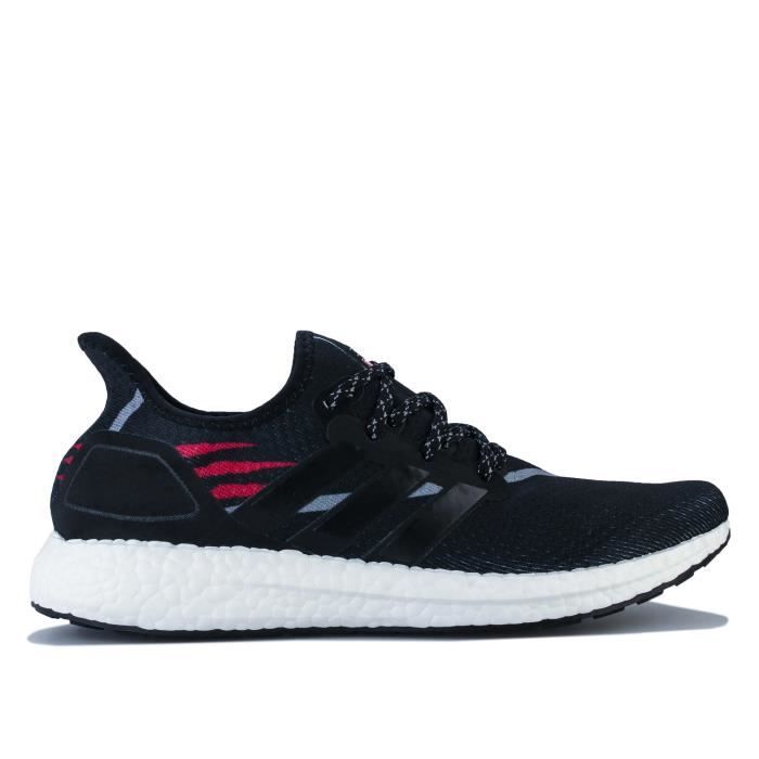 Chaussures De Course Adidas Speed Factory Spiderman Pour Homme En Noir.