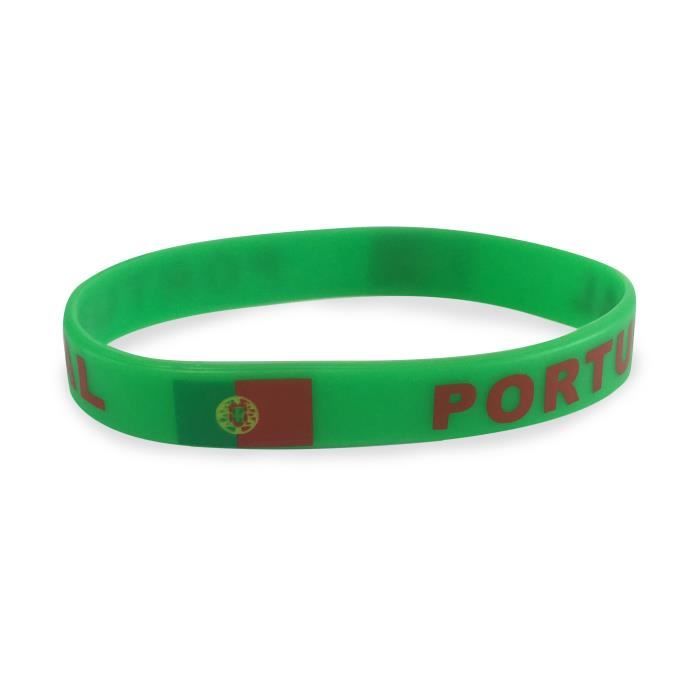 Bracelet Portugal Silicone Coupe du Monde Jeux Olympiques Événement Sportif TRIXES