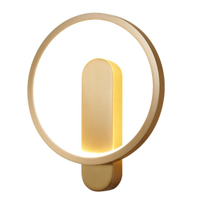 Applique murale en cuivre complète chambre moderne minimaliste luminaire luxe créatif chambre principale lampe-couleur cuivre