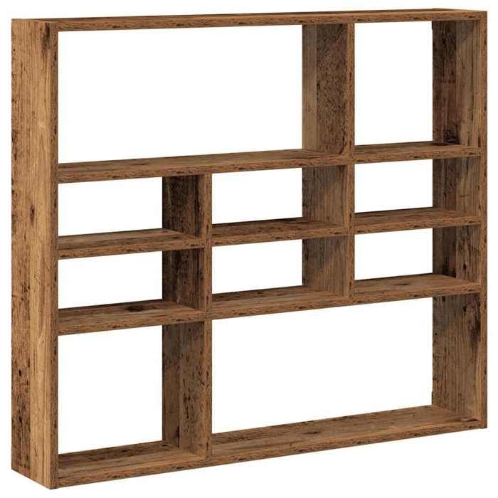 Étagère murale vieux bois 90x16x78 cm bois dingénierie--Mothinessto5772