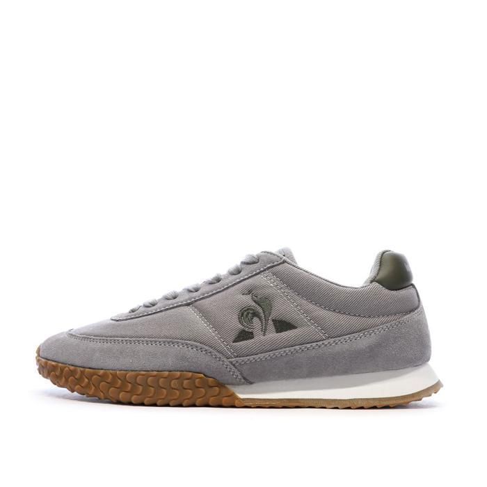 Le Coq Sportif Baskets Grises/Kaki Homme Le Coq Sportif Veloce