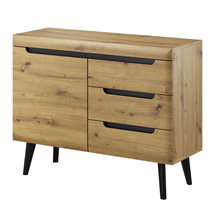 Buffet Komodee SUDBURRY KOM2 Façades en panneaux MDF Chêne Chêne 40 x 107 x 83 cm Buffet Komodee SUDBURRY KOM2 Façades en panneaux MDF Chêne Chêne 40 x 107 x 83 cm